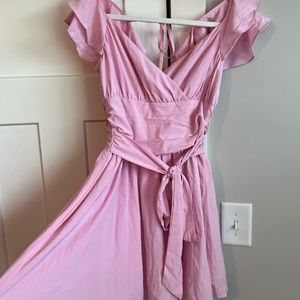 Light Pink Mini Dress